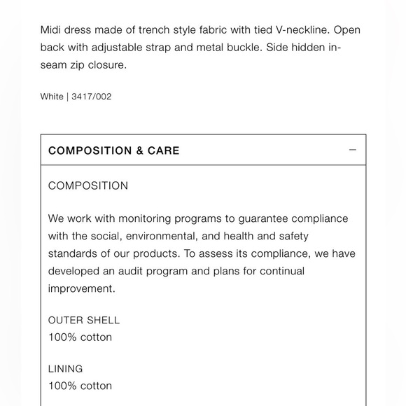 Zara NWT open back trench dress - Picture 7 of 11